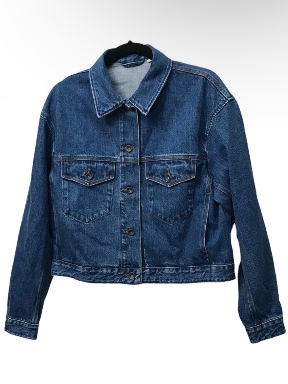 Uniqlo U Blue Oversized Jean Denim Jacket XS